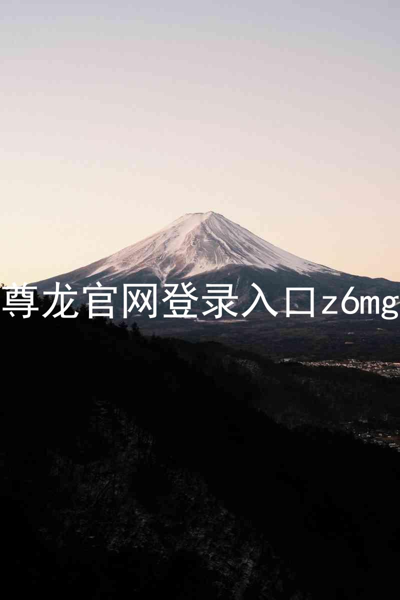尊龙官网登录入口z6mg